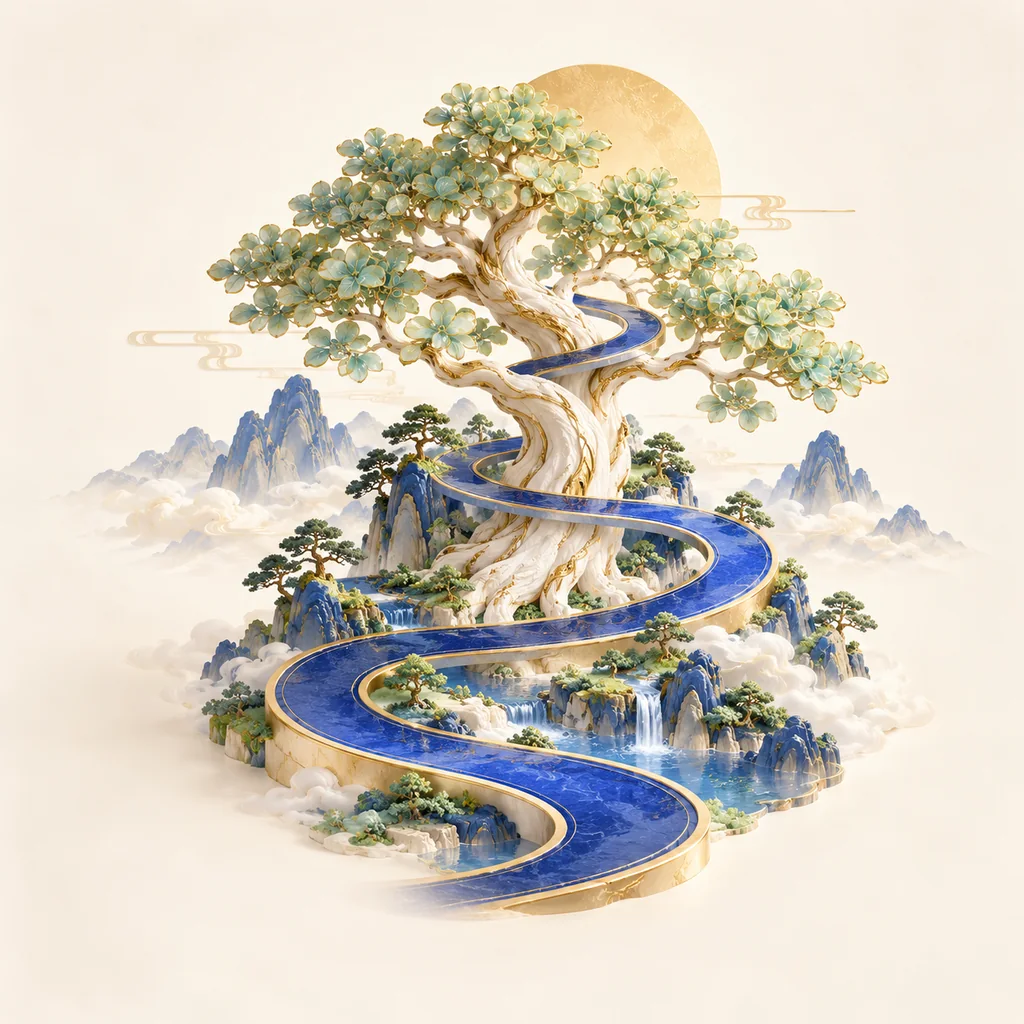 인생사주 이야기를 담은 사주쌤의 주제 그림